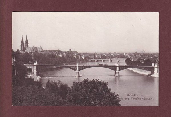 BASEL - Die drei Rheinbrücken