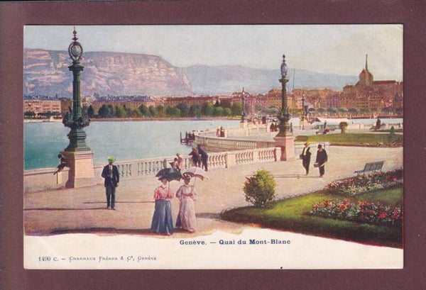 GENEVE - Quai du Mont-Blanc - Charnaux Frères