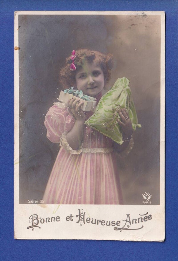 NOUVEL AN - Enfant - Cadeau - 1908