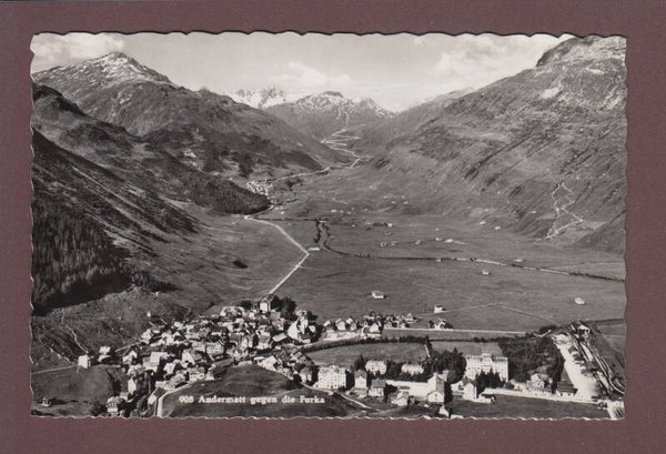ANDERMATT gegen die Furka - 1941 Feldpost