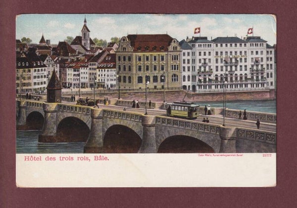 BÂLE - Hôtel des Trois Rois - Tram