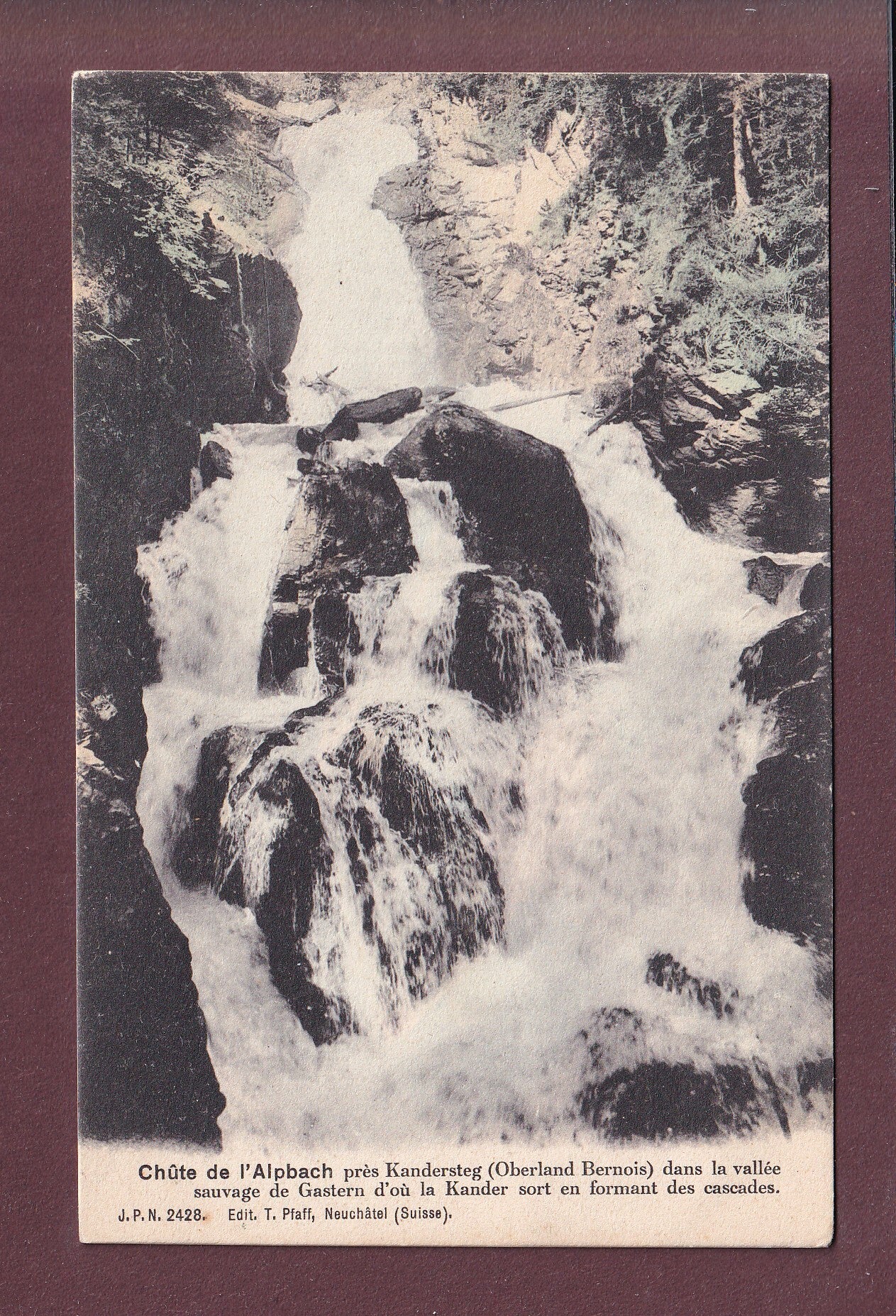 Chute de l'ALPBACH près KANDERSTEG