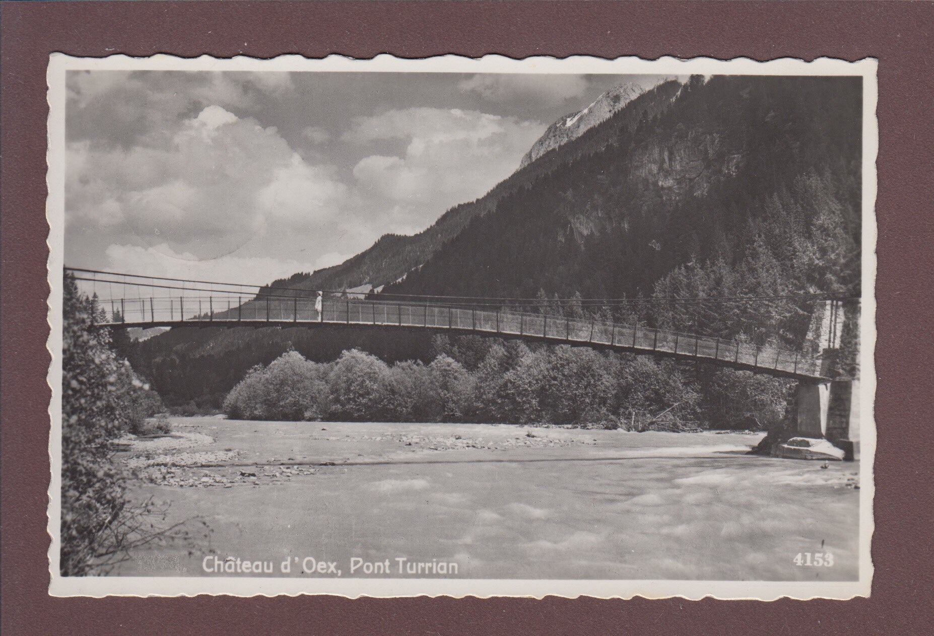 CHÂTEAU D'OEX - Pont Turrian - 1947