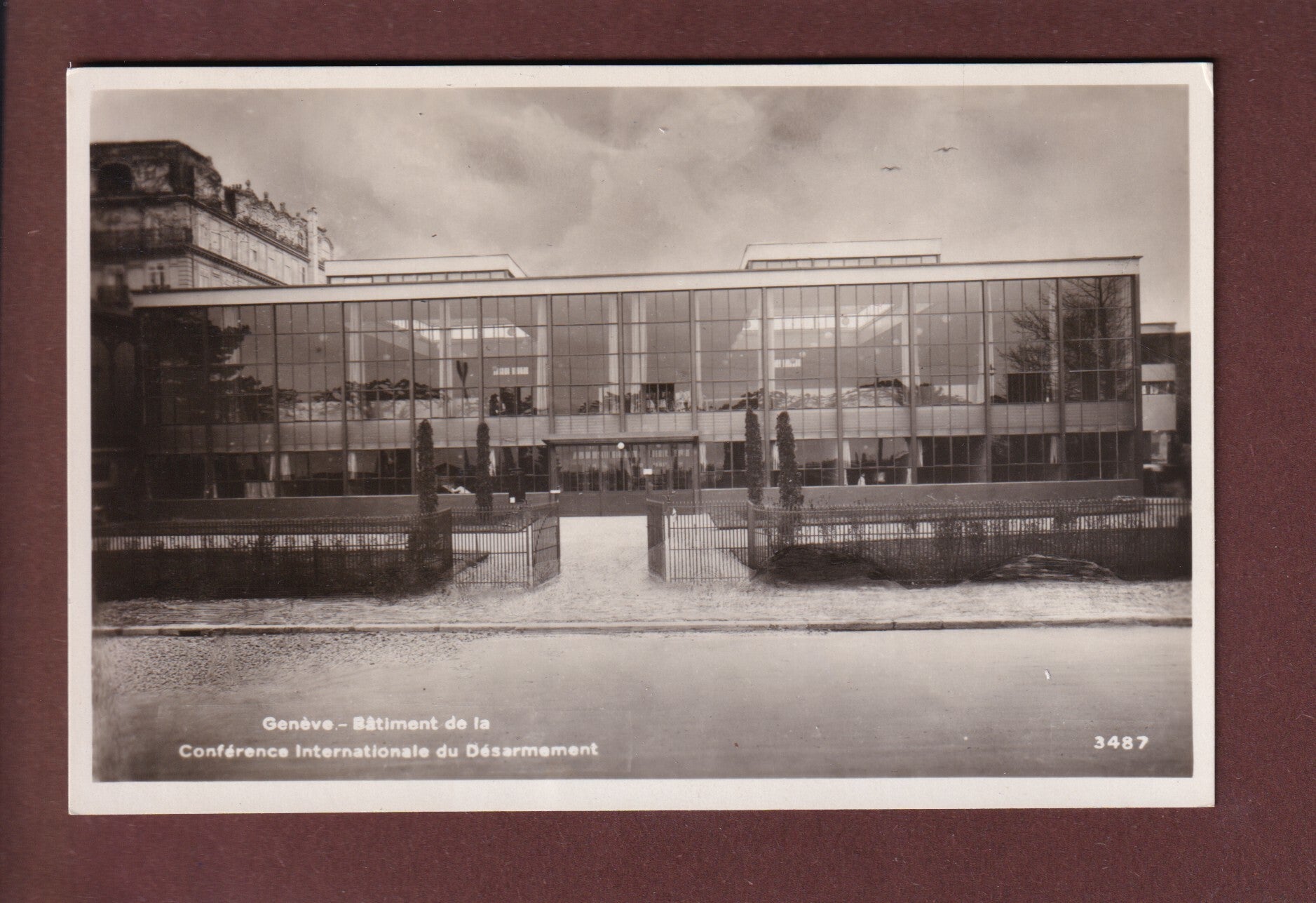 GENEVE - Bâtiment Conférence du Désarmement