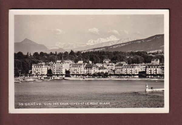 GENEVE - Quai des Eaux-Vives