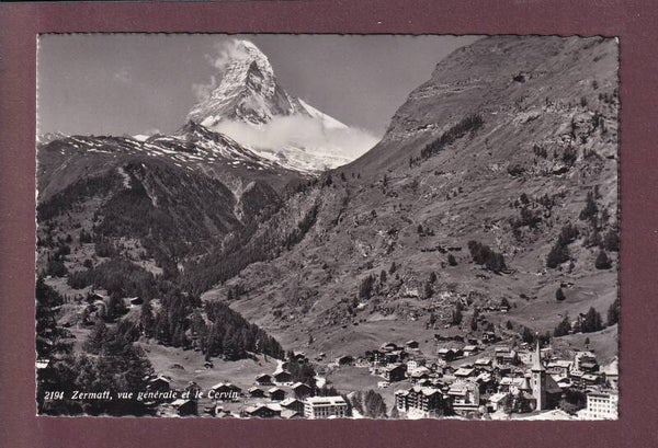 ZERMATT - Matterhorn - 1961