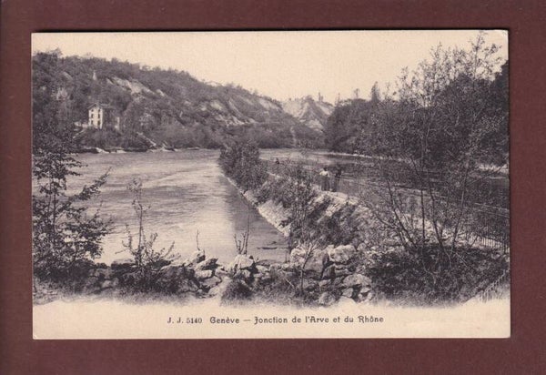 GENEVE - Jonction Rhône et Arve