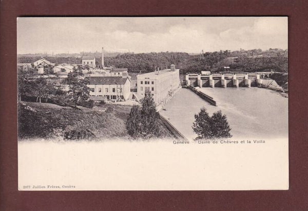 GENEVE - Usine de Chèvres et la Volta