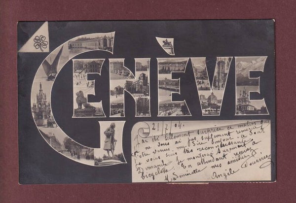 GENEVE - Multivues - 1904