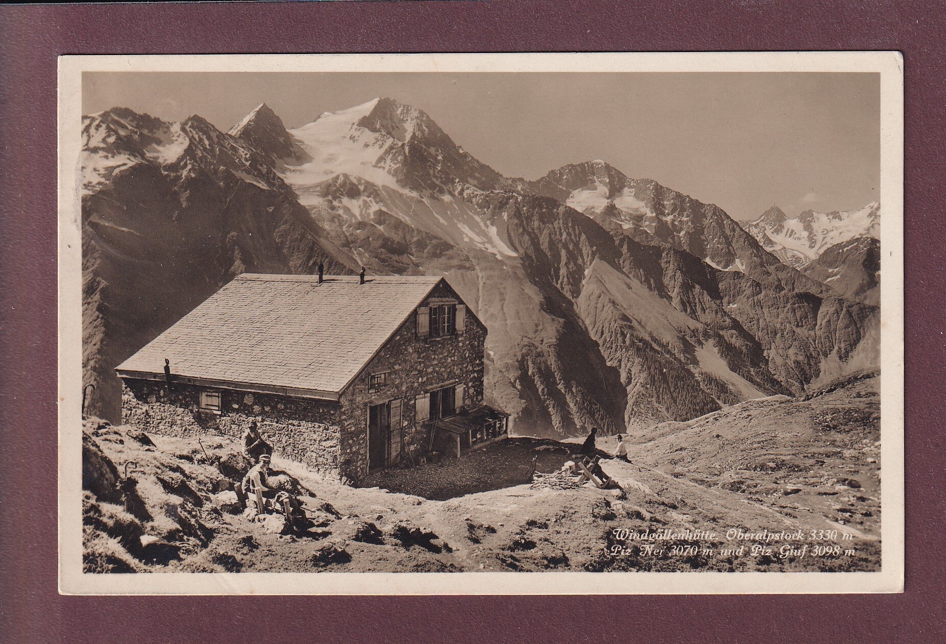 WINDGÄLLENHÜTTE - Oberalpstock - 1929