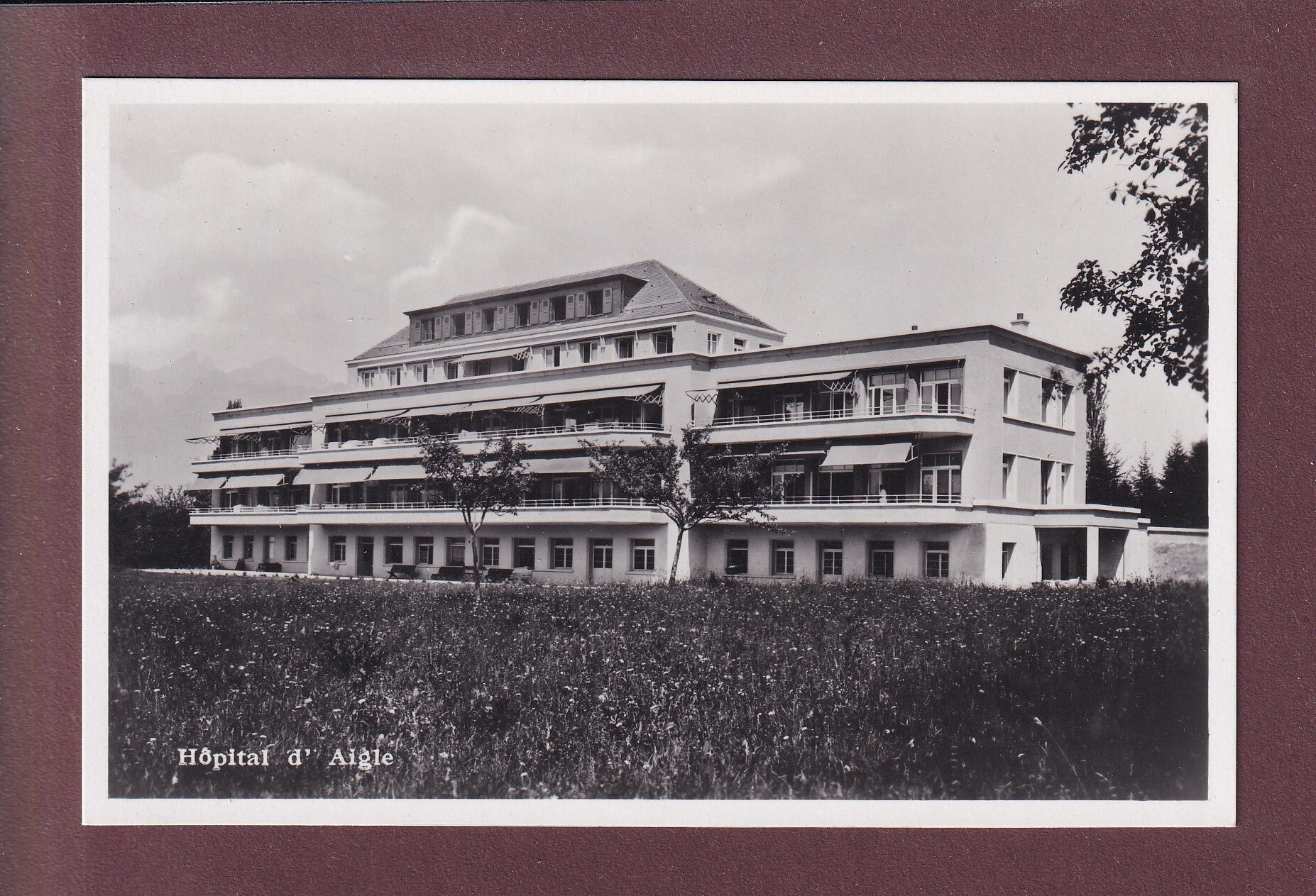 AIGLE - Hôpital - 1935