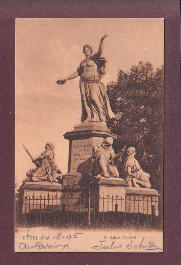 BASEL - St. Jakob-Denkmal - 1905