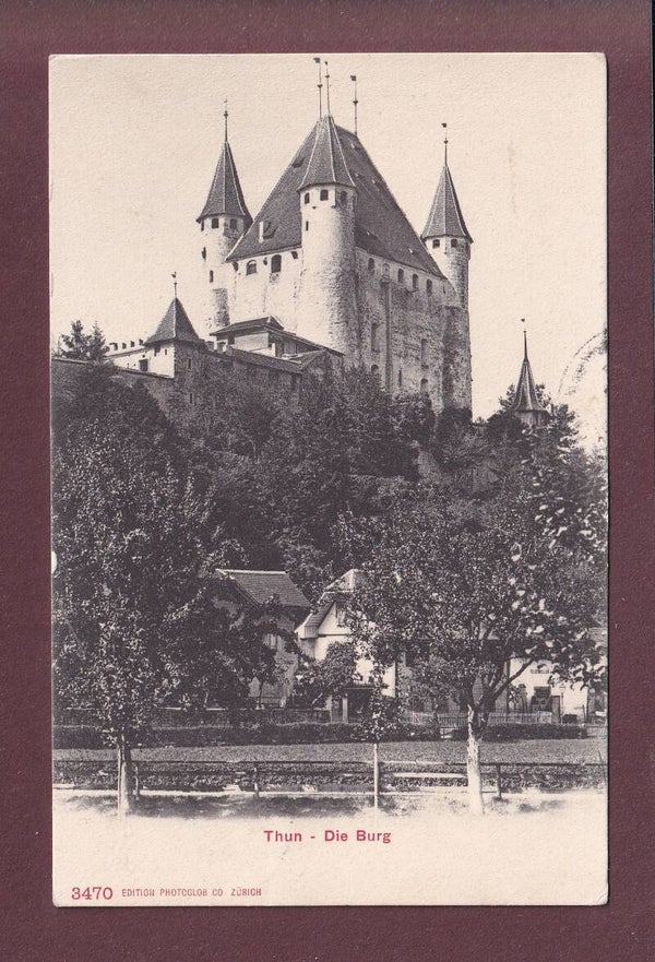 THUN - Die Burg - 1907