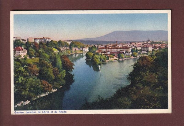 GENEVE - Jonction Rhône et Arve