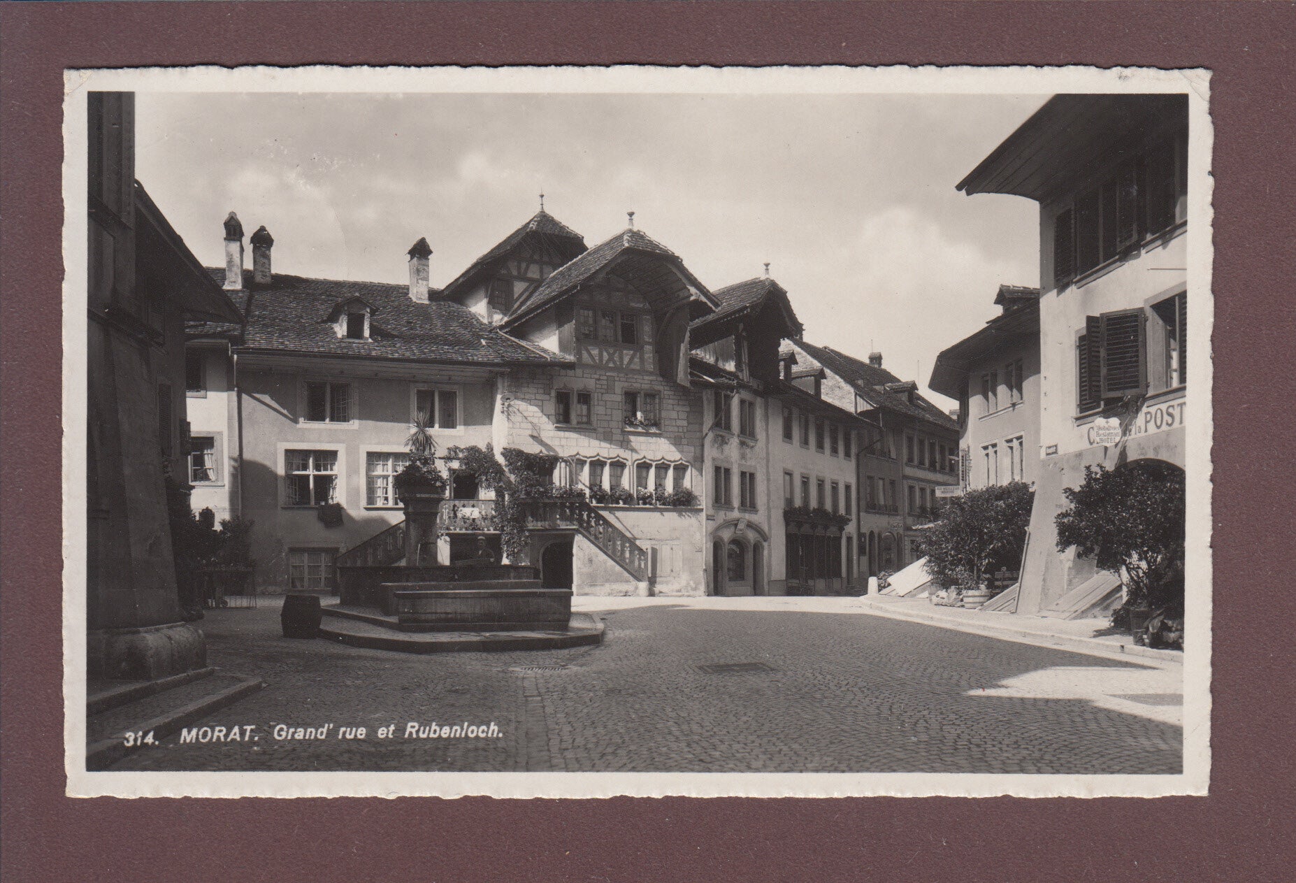 MORAT - Grand Rue - Rubenloch - 1942