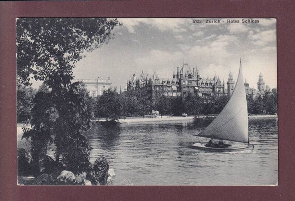 ZÜRICH - Rotes Schloss - Segelschiff