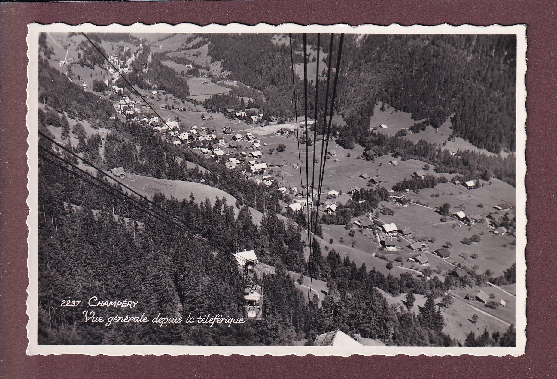 CHAMPERY depuis le téléférique