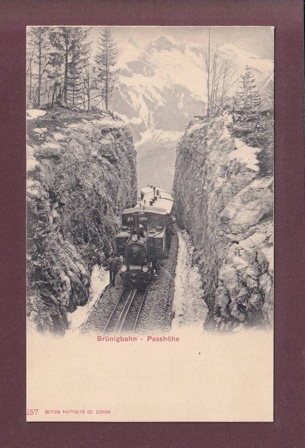 BRÜNIG-BAHN - Passhöhe