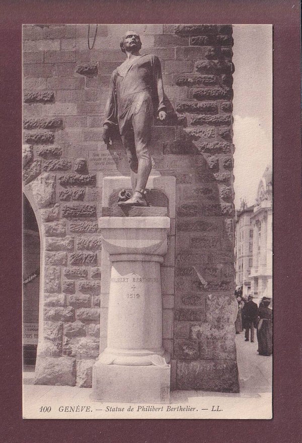 GENEVE - Statue Berthelier