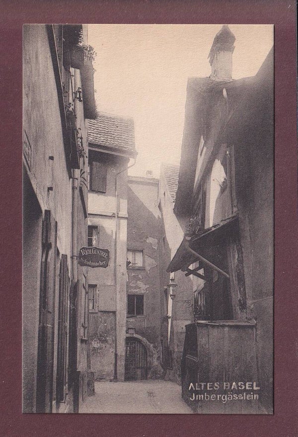 Altes BASEL - Imbergässlein - Schuhmacher
