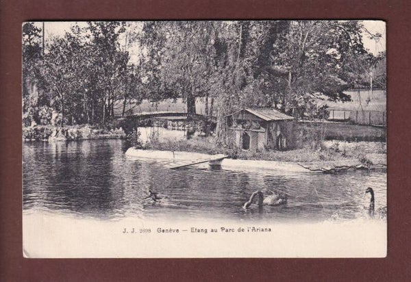 GENEVE - Etang du Parc de l'Ariana