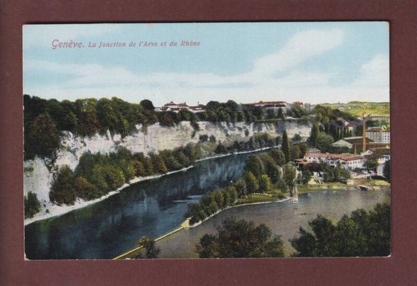 GENEVE - Jonction Rhône et Arve