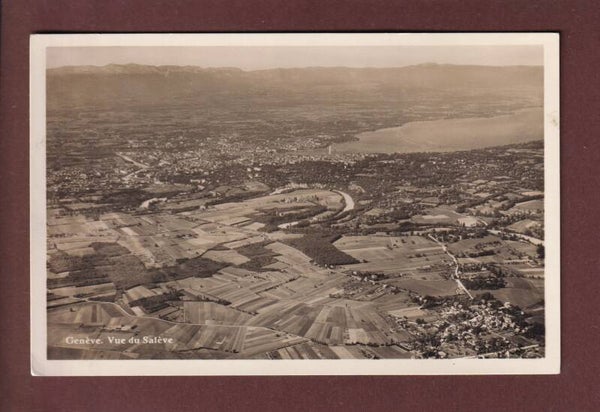 GENEVE vue du Salève