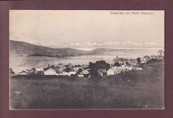 Val de Ruz - Panorama des HAUTS GENEVEYS - 1919