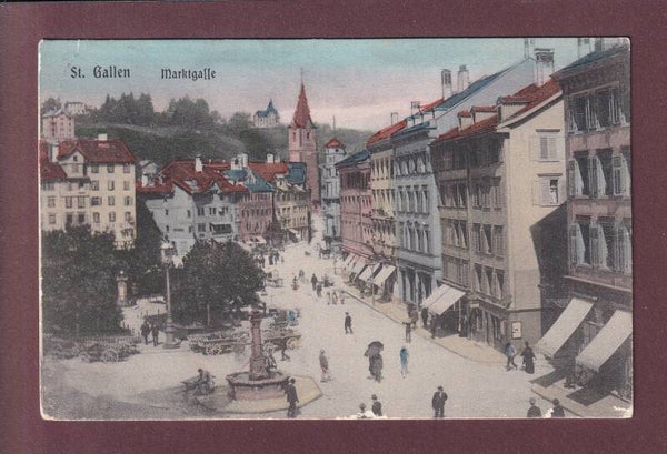ST. GALLEN - Marktgasse - 1906