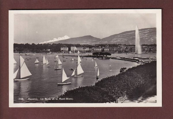 GENEVE - Rade et Mont-Blanc