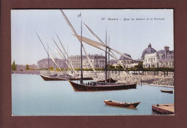 GENEVE - Kursaal - Barques du Léman