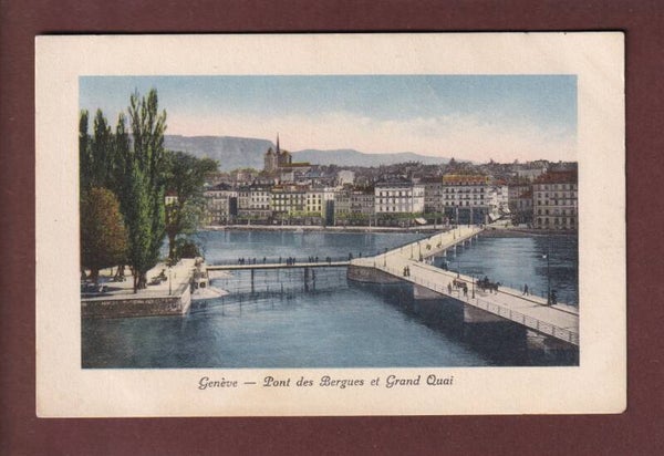 GENEVE - Pont des Bergues