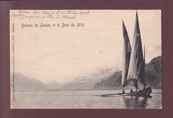 BARQUE du LEMAN - 1902