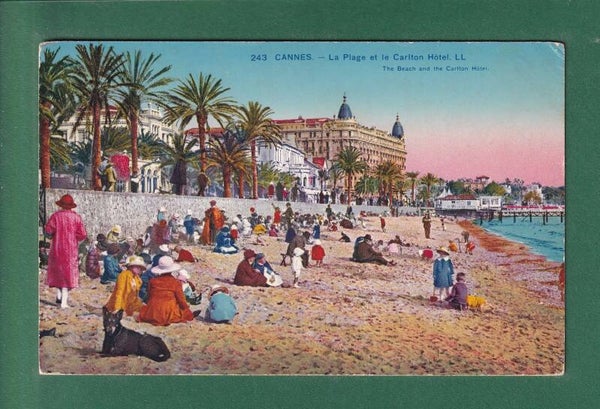 CANNES - Plage - Carlton Hôtel