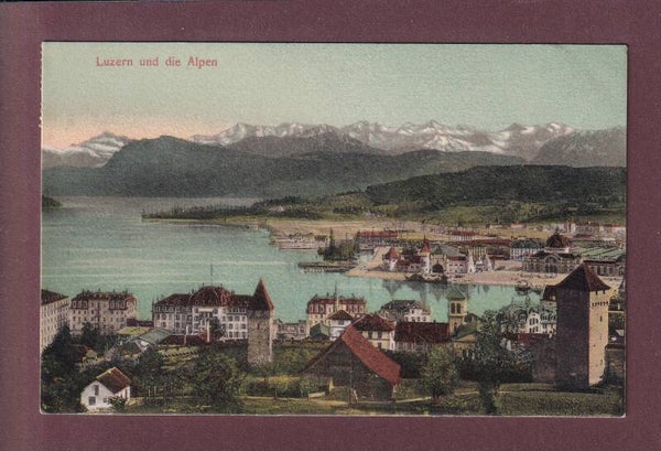 LUZERN und die Alpen - 1906