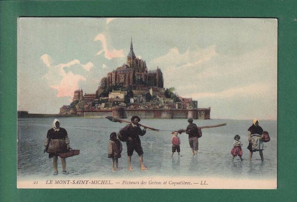 MONT-SAINT-MICHEL - Pêcheurs - Coquetières