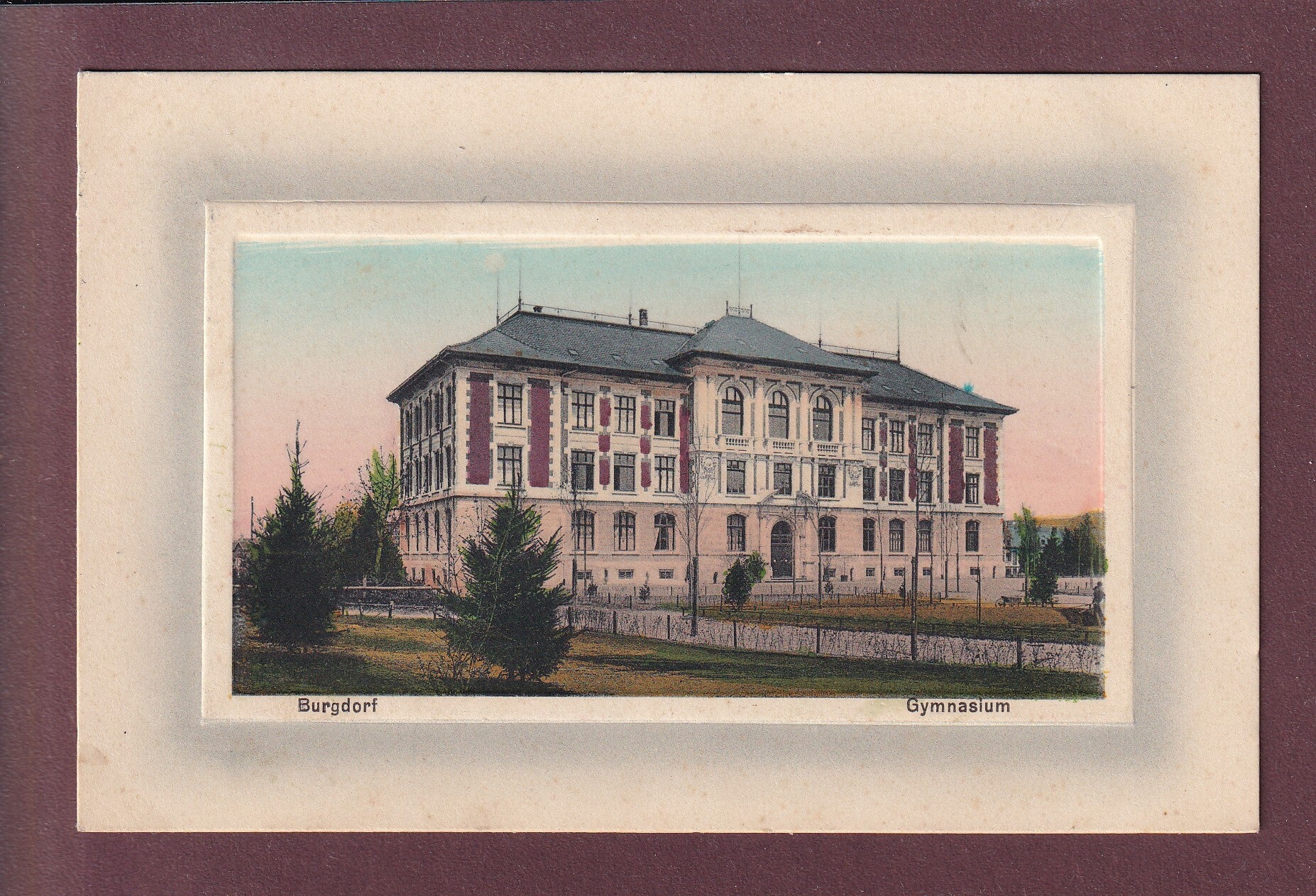 BURGDORF - Gymnasium - 1919