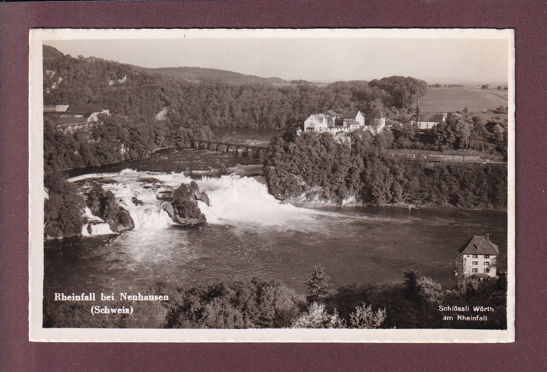 RHEINFALL bei Neuhausen - 1954