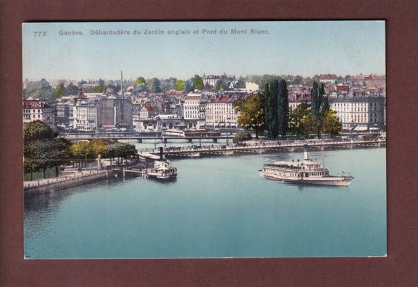 GENEVE - Débarcadère du Jardin anglais