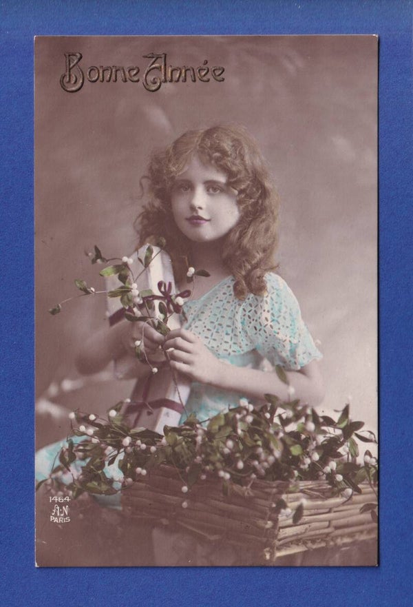 NOUVEL AN - Enfant - Gui - 1913
