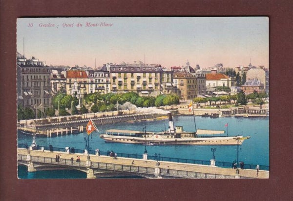 GENEVE - Quai du Mont-Blanc