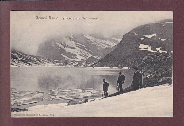 GEMMI-ROUTE - Daubensee - Leute - 1906