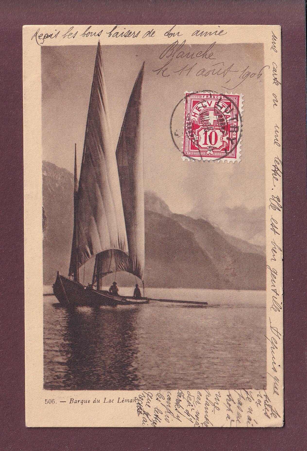 Barque du LEMAN - 1906