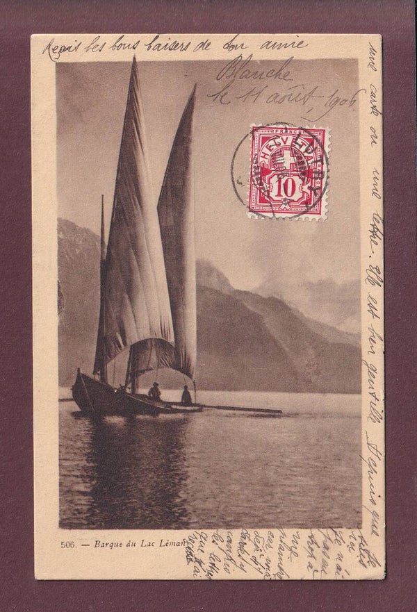 Barque du LEMAN - 1906
