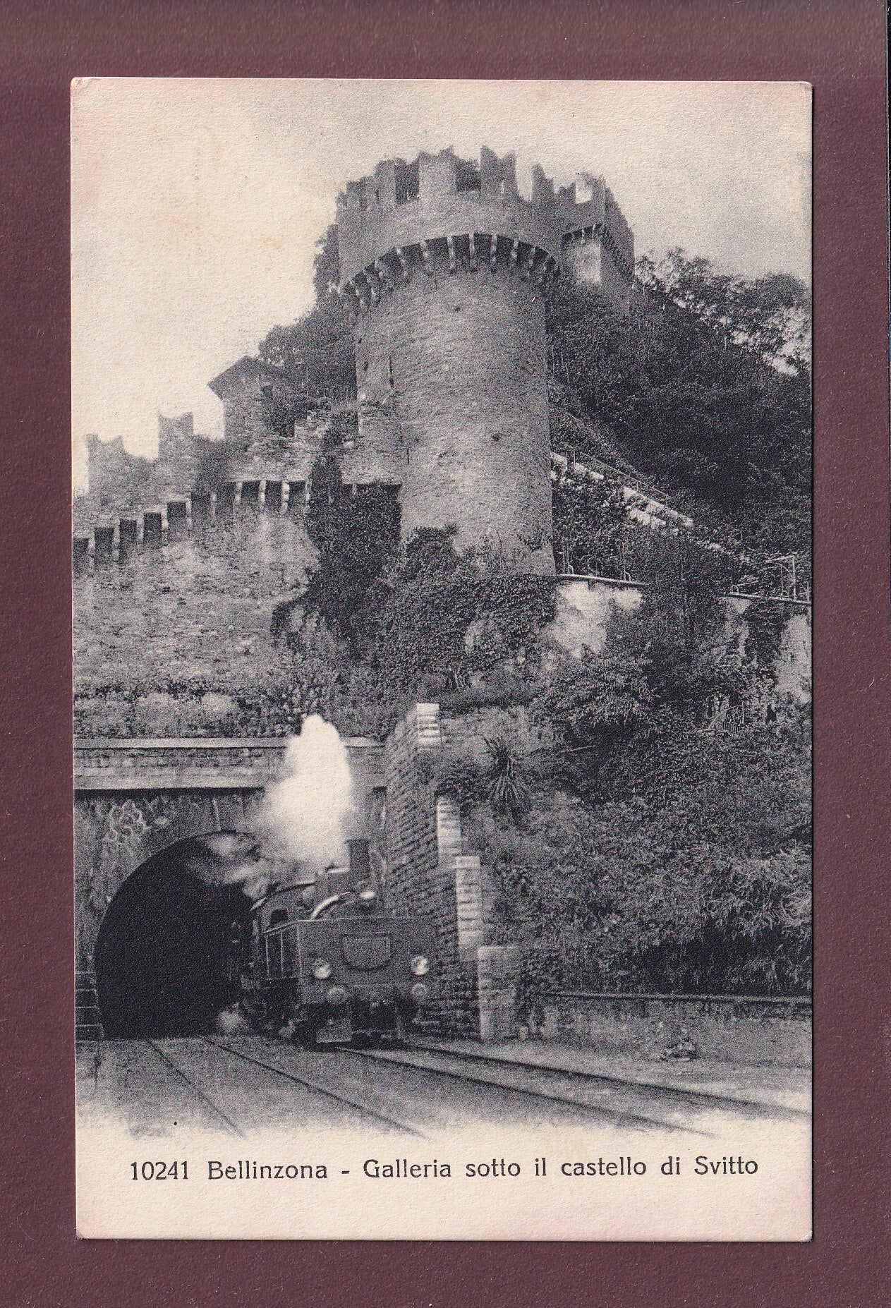 BELLINZONA - Ferrovia - Galleria sotto Svitto
