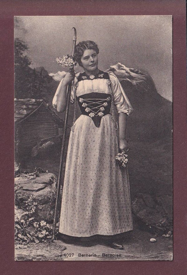 BERN - Tracht - Bernerin - 1917