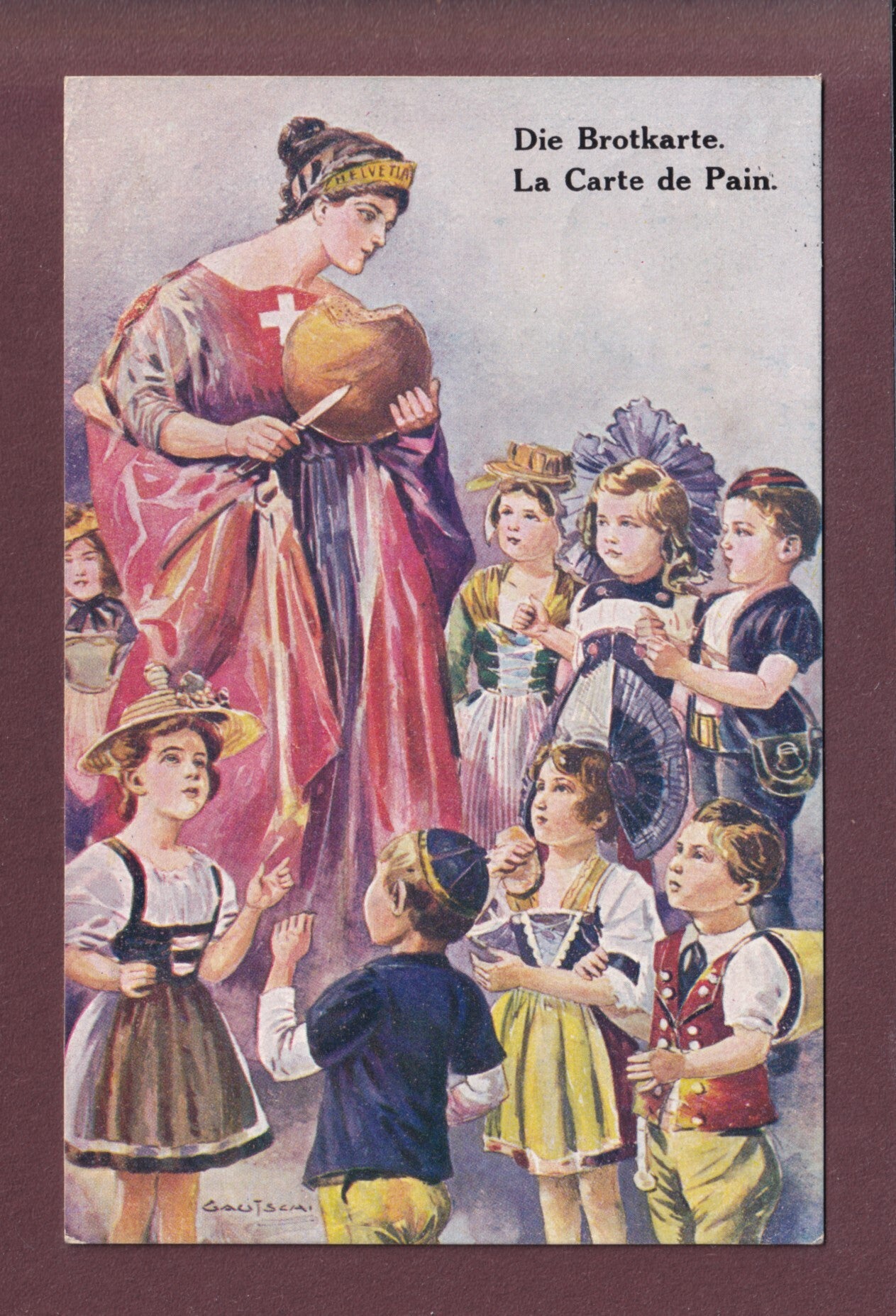 BROTKARTE / CARTE DE PAIN - 1918