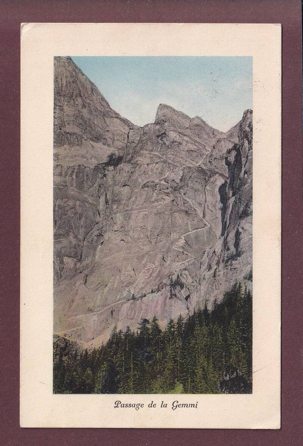 Passage de la GEMMI - 1919
