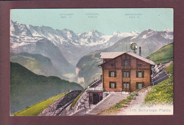 SCHYNIGE PLATTE - Hotel Bellevue