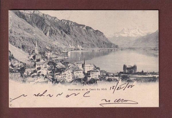 MONTREUX - Dents du Midi - 1900